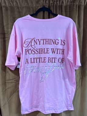 Disney Parks Walt Disney World Pixie Dust Women's Shirt Medium NWT